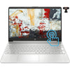 HP Laptop, 15.6" HD Touchscreen Display, Intel Core i3-1115G4 Processor, 16GB RAM, 1TB SSD, Intel UHD Graphics, Wi-Fi, Bluetooth, Windows 11 Home in S Mode, Silver, Cefesfy USB Webcam