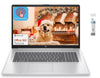 HP Laptop for Business Students - 17.3" Touchscreen Computer Laptops with Intel Pentium N5030 - 4GB RAM 128GB SSD - Intel UHD Graphics - Windows 11 Home in S Mode - Silver