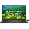 Dell Inspiron 15 3000 3520 Laptop, 15.6" FHD Business Computer, Intel Core i5-1235U, 32GB RAM, 1TB SSD, Wi-Fi 6, HDMI, Windows 11 Pro, Numeric Keypad, SD Card Reader, Bluetooth