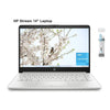 HP Stream 14" HD Laptop, Intel Quad-Core Processor, 4GB RAM, 64GB eMMC, Intel UHD Graphics 600, Win 11 S , Cefesfy Multifunctional Brush
