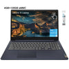 Lenovo Ideapad 3i Laptop, 15.6" FHD Touchscreen Display, Intel Quad-Core Processor, 4GB RAM, 128GB eMMC, Intel UHD Graphics, Chrome OS, Cefesfy Multifunctional Brush