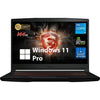 MSI GF63 Gaming Laptop, 15.6" FHD IPS, Intel Core i5-11400H, NVIDIA GeForce RTX 3050, 16GB RAM, 1TB SSD, Wi-Fi 6, Backlit Keyboard, Bluetooth, Windows 11 Pro, Cefesfy Gaming Mouse