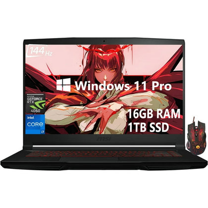 MSI Thin GF63 Gaming Laptop, 15.6