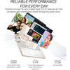 HP 14" Laptop Students Business, Intel Quad-Core Processor, 4GB RAM, 64GB eMMC, Wi-Fi 5, Webcam, 12H Battery Life, Windows 11 in S Mode, Bundle With Laptop Stand