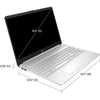HP Thin and Light Laptop, 15.6 Inch HD Micro-Edg, AMD Ryzen 3 5300U, 16GB RAM, 1TB SSD, AMD Radeon Graphics, Numeric Keypad, Wi-Fi, Fast Charge, Bluetooth, Windows 11 Home in S Mode