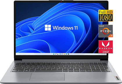 2022 Newest Lenovo Ideapad 15.6 Inch FHD Touchscreen Laptop, AMD Ryzen 7 5700U (8 Core, Up to 4.3 GHz), 24GB RAM, 1TB SSD, Wi-Fi 6, Bluetooth 5, Windows 11 Home