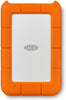 LaCie Rugged Mini 1TB External Hard Drive Portable HDD – USB 3.0 USB 2.0 compatible, Drop Shock Dust Rain Resistant Shuttle Drive, For Mac And PC Computer Desktop Workstation PC Laptop (LAC301558), Orange