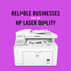 HP Laserjet Pro MFP M227fdn All-in-One Laser Printer with Print Security, Print Scan Copy Fax, Auto Duplex Printing, 250-sheet Input Tray, 35-Sheet ADF, 2-line LCD, White-Bundle JAWFOAL Printer Cable