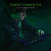 Razer Huntsman Tournament Edition TKL Tenkeyless Gaming Keyboard: Fastest Keyboard Switches Ever - Linear Optical Switches - Chroma RGB Lighting - PBT Keycaps - Onboard Memory - Classic Black