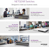 NETGEAR 16-Port Gigabit Ethernet Unmanaged PoE+ Switch (GS316P) - with 16 x PoE+ @ 115W, Desktop/Wallmount, Sturdy Metal
