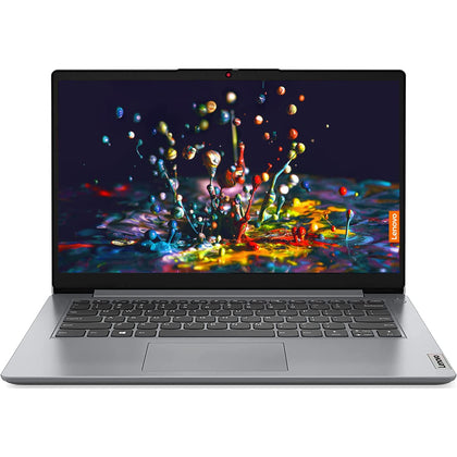 2023 Newest Lenovo Ideapad 1i Laptop, 14 Inch HD Display, 6 Core Intel Core i3-1215U, 4GB RAM, 128GB SSD, Intel UHD Graphics, Bluetooth, HDMI, Windows 11 Home in S Mode